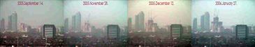 Burj Dubai live webcam progress illustration