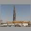 Burj Dubai and the Dubai metro under construction