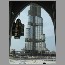 View on the Burj from the Souk Al Bahar