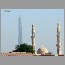 Mosque and the Burj Dubai