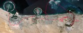 Dubaiflo's helicopter tour route map
