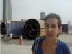 Brazilian people at the Burj Dubai construction site