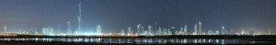 Dubai skyline with Burj Dubai tower