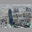 Looking down on Burj Dubai Lake Hotel