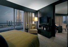 View on Burj Dubai from a suite in the Address Hotel