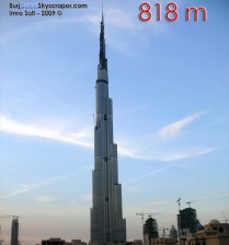 Burj Dubai top out