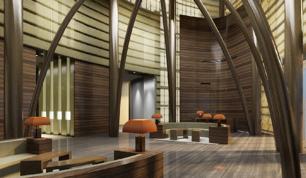 Main Lobby in Armani Hotel
